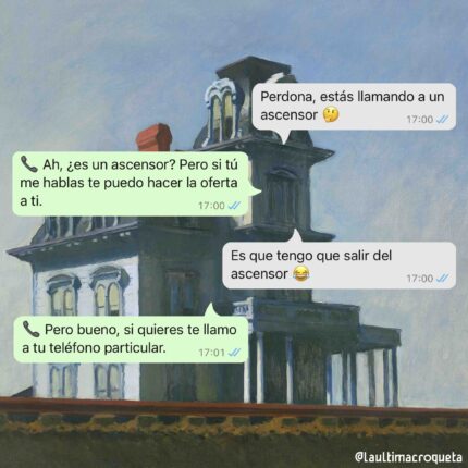 SPAM EN EL ASCENSOR