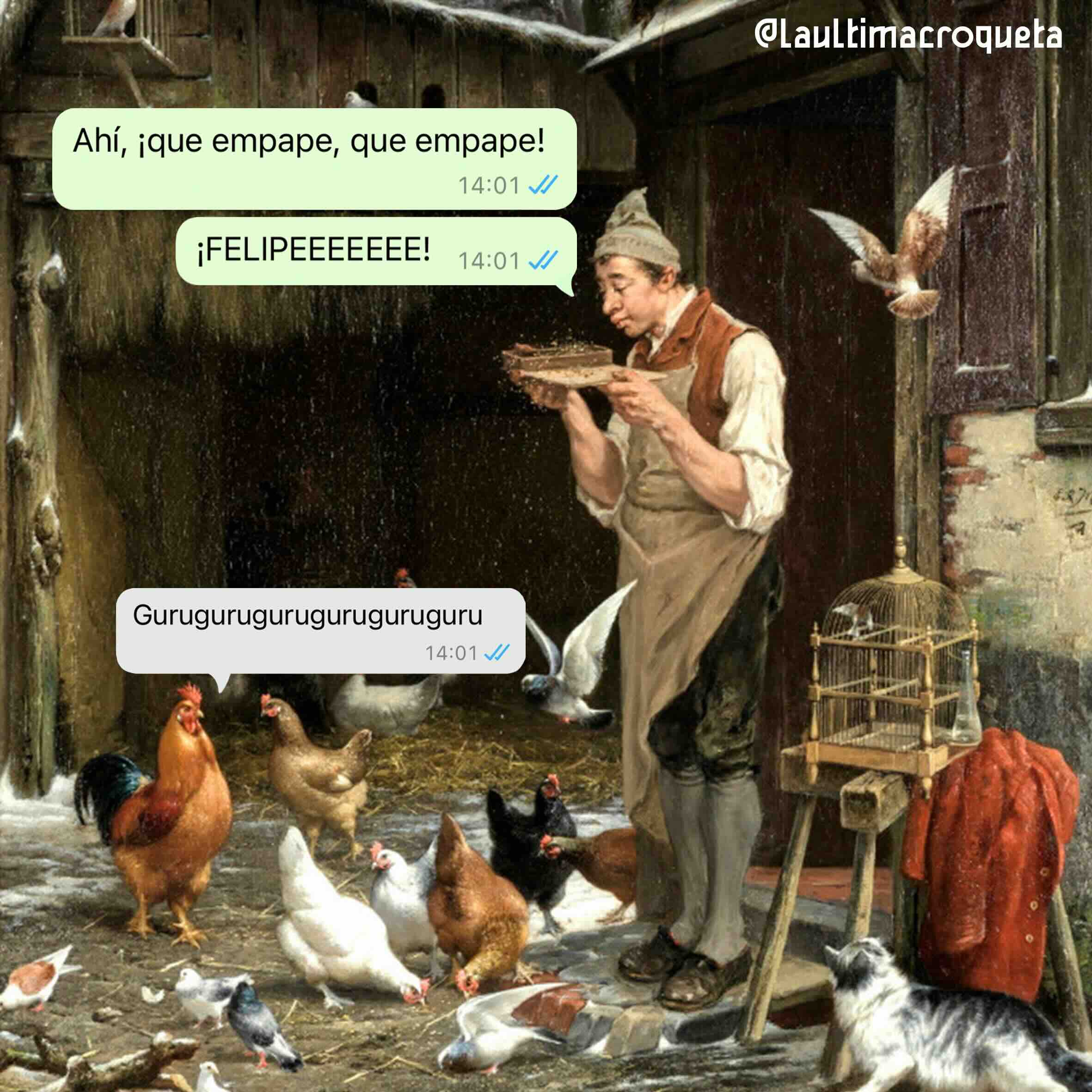 gines-gallina FELIPEEEEE QUE EMPAPE - Imagen 1