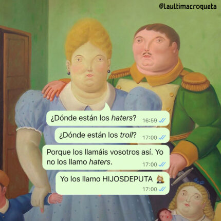 DÓNDE ESTÁN LOS HATERS